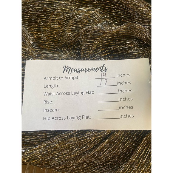 ZARA cute gold ruffled crop top size small 0074 - Picture 7 of 10